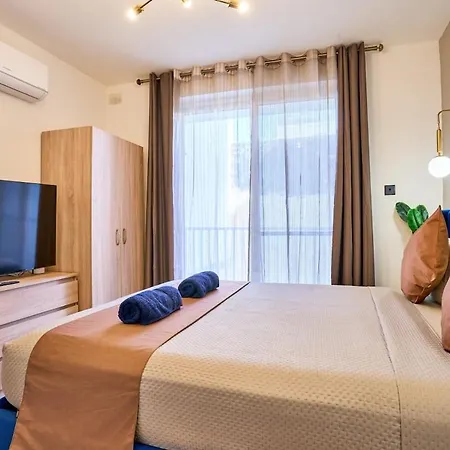 شقة Lotusescape Modern Apartment, 7 Minutes Walk To Promenade St Pauls Bay