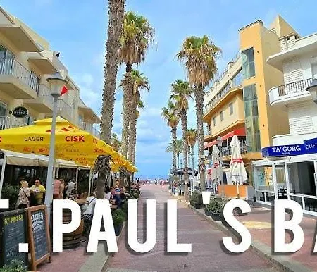 Lotusescape Modern Apartment, 7 Minutes Walk To Promenade St Pauls Bay