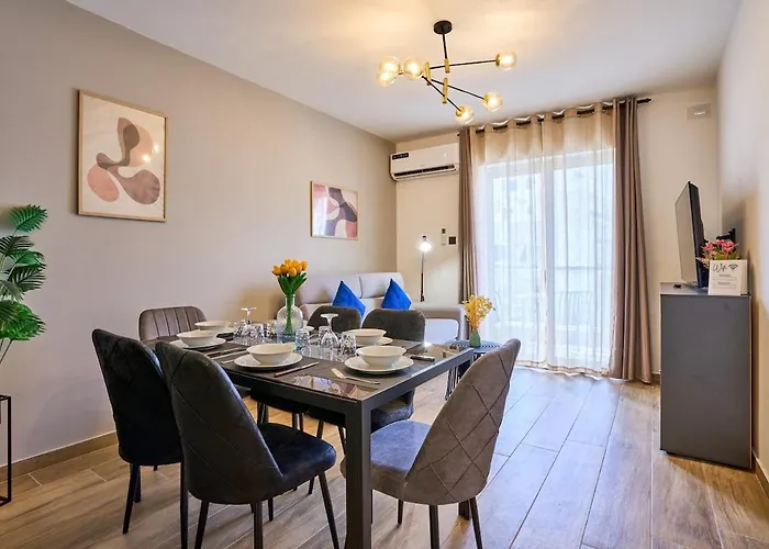 Lotusescape Modern Apartment, 7 Minutes Walk To Promenade St Pauls Bay St. Paul's Bay